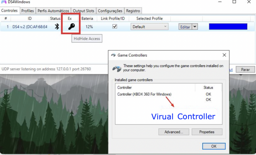 Virtual Controller - HidHide